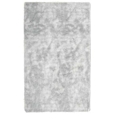 vidaXL Teppich Shaggy Hochflor NAVARRA Silbergrau 60x100 cm Polyester