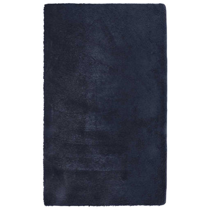 Teppich Shaggy Hochflor NAVARRA Marineblau 80x150 cm Polyester