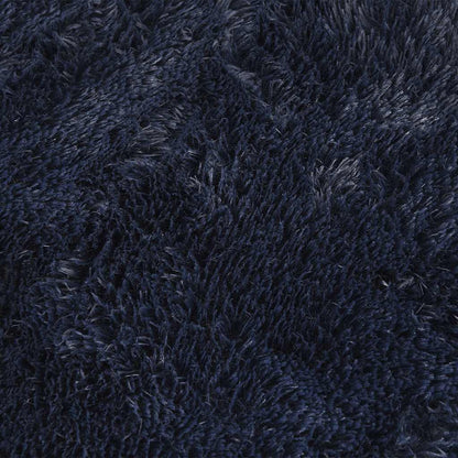 Teppich Shaggy Hochflor NAVARRA Marineblau 80x150 cm Polyester