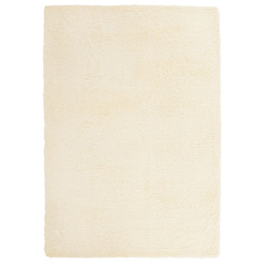vidaXL Teppich Shaggy Hochflor NAVARRA Creme 120x170 cm Polyester