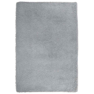 vidaXL Teppich Shaggy Hochflor NAVARRA Hellgrau 120x170 cm Polyester