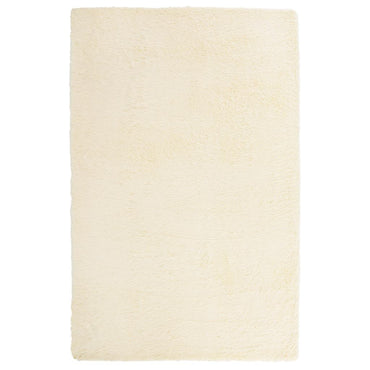 vidaXL Teppich Shaggy Hochflor NAVARRA Creme 130x200 cm Polyester