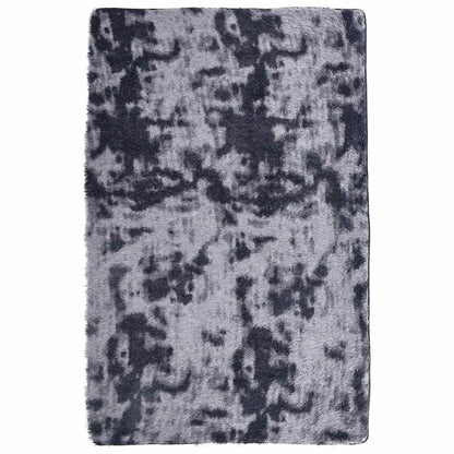 vidaXL Teppich Shaggy Hochflor NAVARRA Dunkelgrau 130x200 cm Polyester