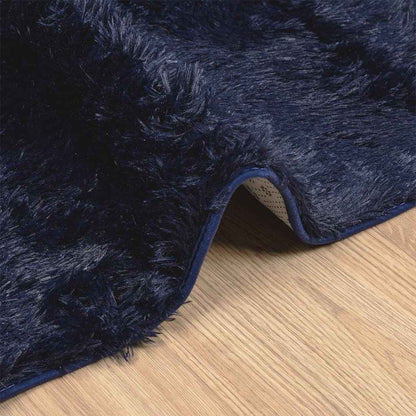 vidaXL Teppich Shaggy Hochflor NAVARRA Marineblau 130x200 cm Polyester