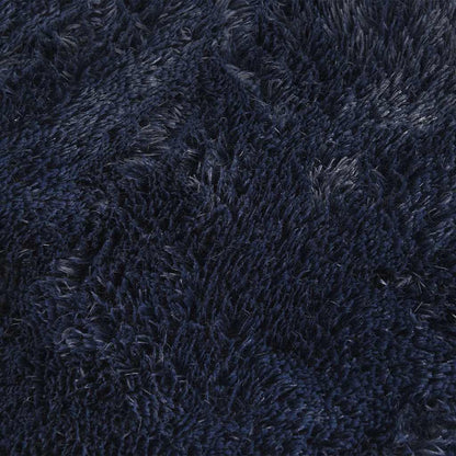 vidaXL Teppich Shaggy Hochflor NAVARRA Marineblau 130x200 cm Polyester