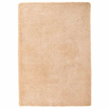 vidaXL Teppich Shaggy Hochflor NAVARRA Beige 160x230 cm Polyester