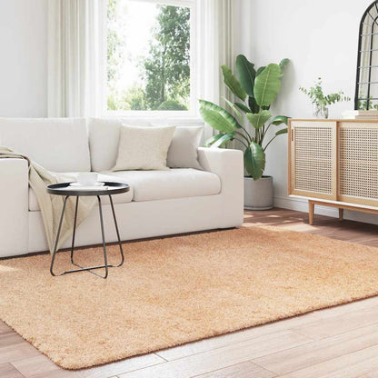 vidaXL Teppich Shaggy Hochflor NAVARRA Beige 160x230 cm Polyester