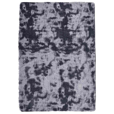 vidaXL Teppich Shaggy Hochflor NAVARRA Dunkelgrau 160x230 cm Polyester
