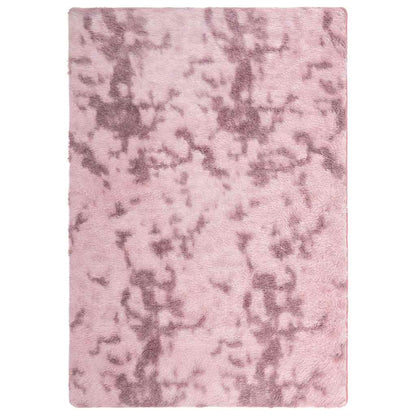 vidaXL Teppich Shaggy Hochflor NAVARRA Altrosa 160x230 cm Polyester