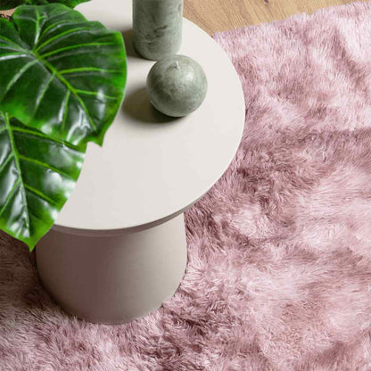 vidaXL Teppich Shaggy Hochflor NAVARRA Altrosa 160x230 cm Polyester