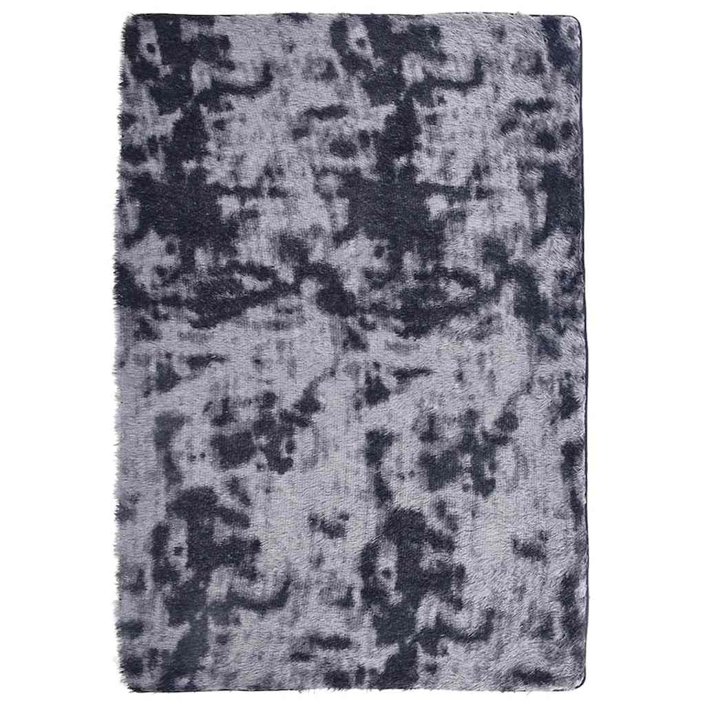 vidaXL Teppich Shaggy Hochflor NAVARRA Dunkelgrau 200x290 cm Polyester