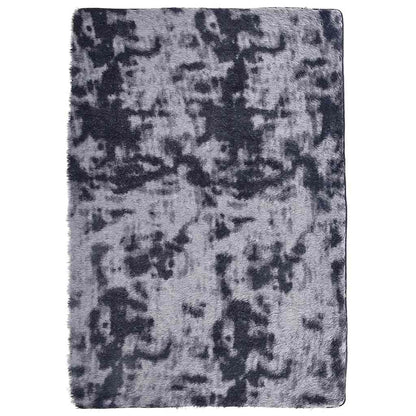 vidaXL Teppich Shaggy Hochflor NAVARRA Dunkelgrau 200x290 cm Polyester