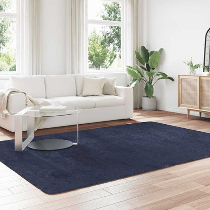vidaXL Teppich Shaggy Hochflor NAVARRA Marineblau 200x290 cm Polyester
