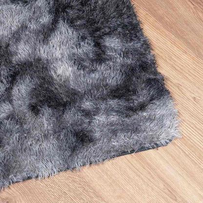 vidaXL Teppich Shaggy Hochflor NAVARRA Dunkelgrau 240x340 cm Polyester