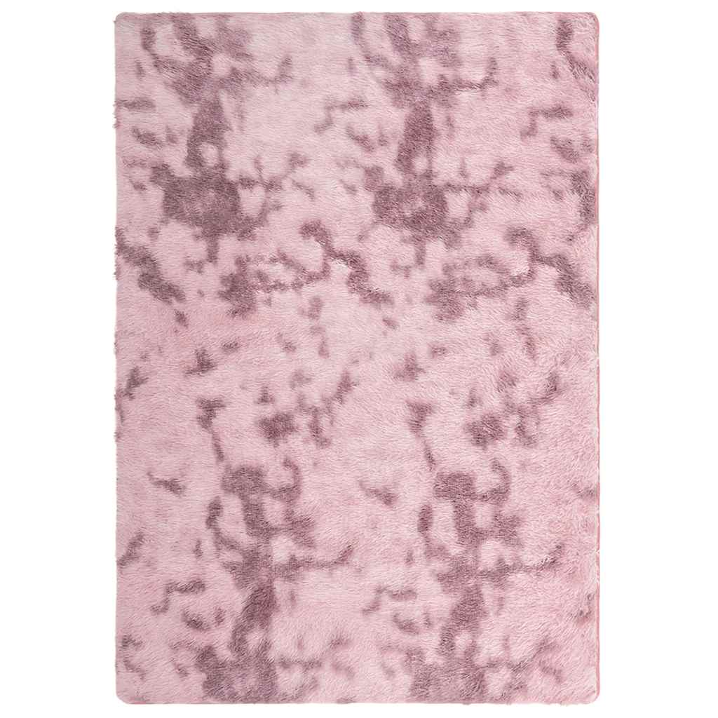 vidaXL Teppich Shaggy Hochflor NAVARRA Altrosa 240x340 cm Polyester