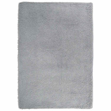 vidaXL Teppich Shaggy Hochflor NAVARRA Hellgrau 240x340 cm Polyester
