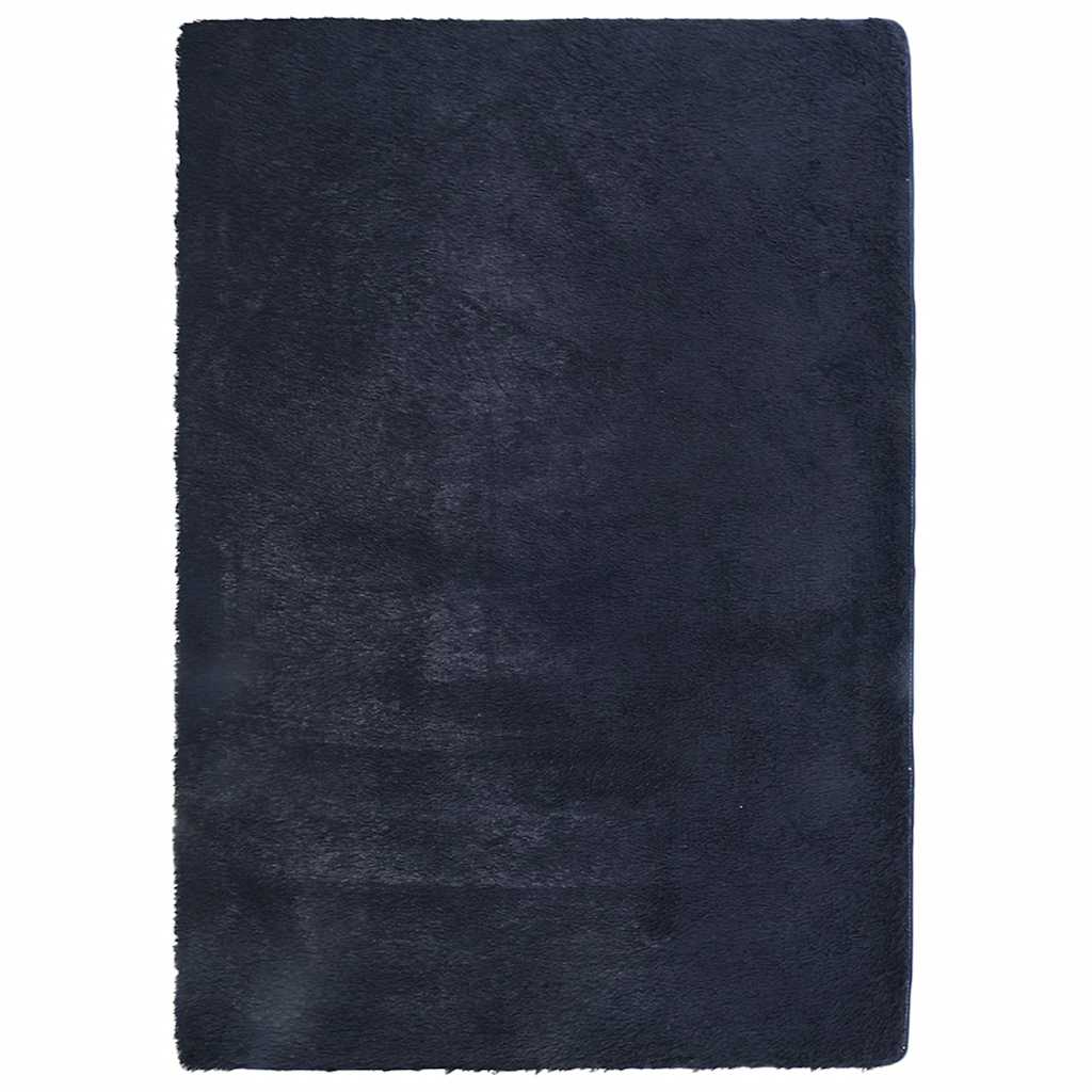 vidaXL Teppich Shaggy Hochflor NAVARRA Marineblau 240x340 cm Polyester