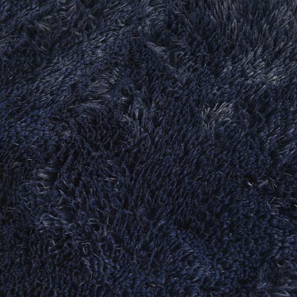 vidaXL Teppich Shaggy Hochflor NAVARRA Marineblau 240x340 cm Polyester