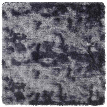 vidaXL Teppich Shaggy Hochflor NAVARRA Dunkelgrau 200x200 cm Polyester