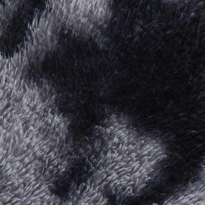 vidaXL Teppich Shaggy Hochflor NAVARRA Dunkelgrau 200x200 cm Polyester