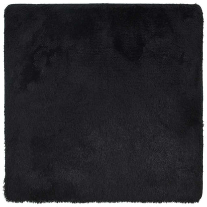 vidaXL Teppich Shaggy Hochflor NAVARRA Schwarz 240x240 cm Polyester