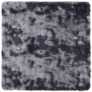 vidaXL Teppich Shaggy Hochflor NAVARRA Dunkelgrau 240x240 cm Polyester