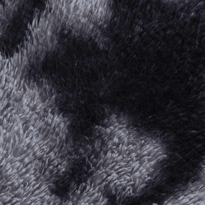 vidaXL Teppich Shaggy Hochflor NAVARRA Dunkelgrau 160x160 cm Polyester