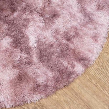 vidaXL Teppich Shaggy Hochflor NAVARRA Altrosa 160x160 cm Polyester