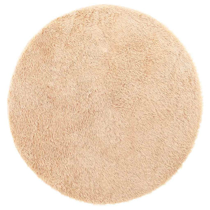 vidaXL Teppich Shaggy Hochflor NAVARRA Beige 240x240 cm Polyester