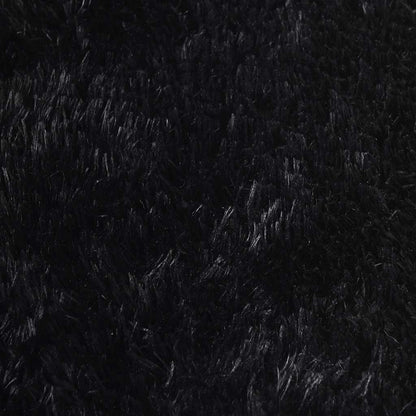 vidaXL Teppich Shaggy Hochflor NAVARRA Schwarz 240x240 cm Polyester