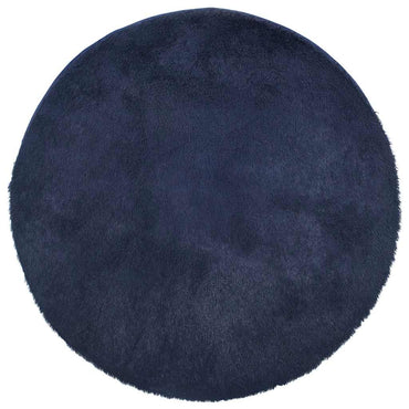vidaXL Teppich Shaggy Hochflor NAVARRA Marineblau 240x240 cm Polyester
