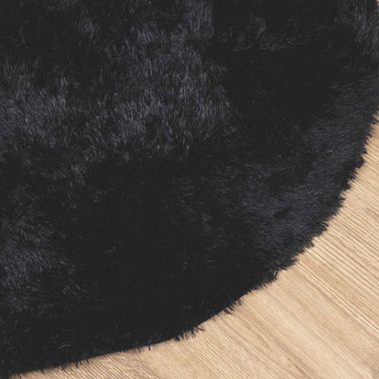vidaXL Teppich Shaggy Hochflor NAVARRA Schwarz 300x200 cm Polyester