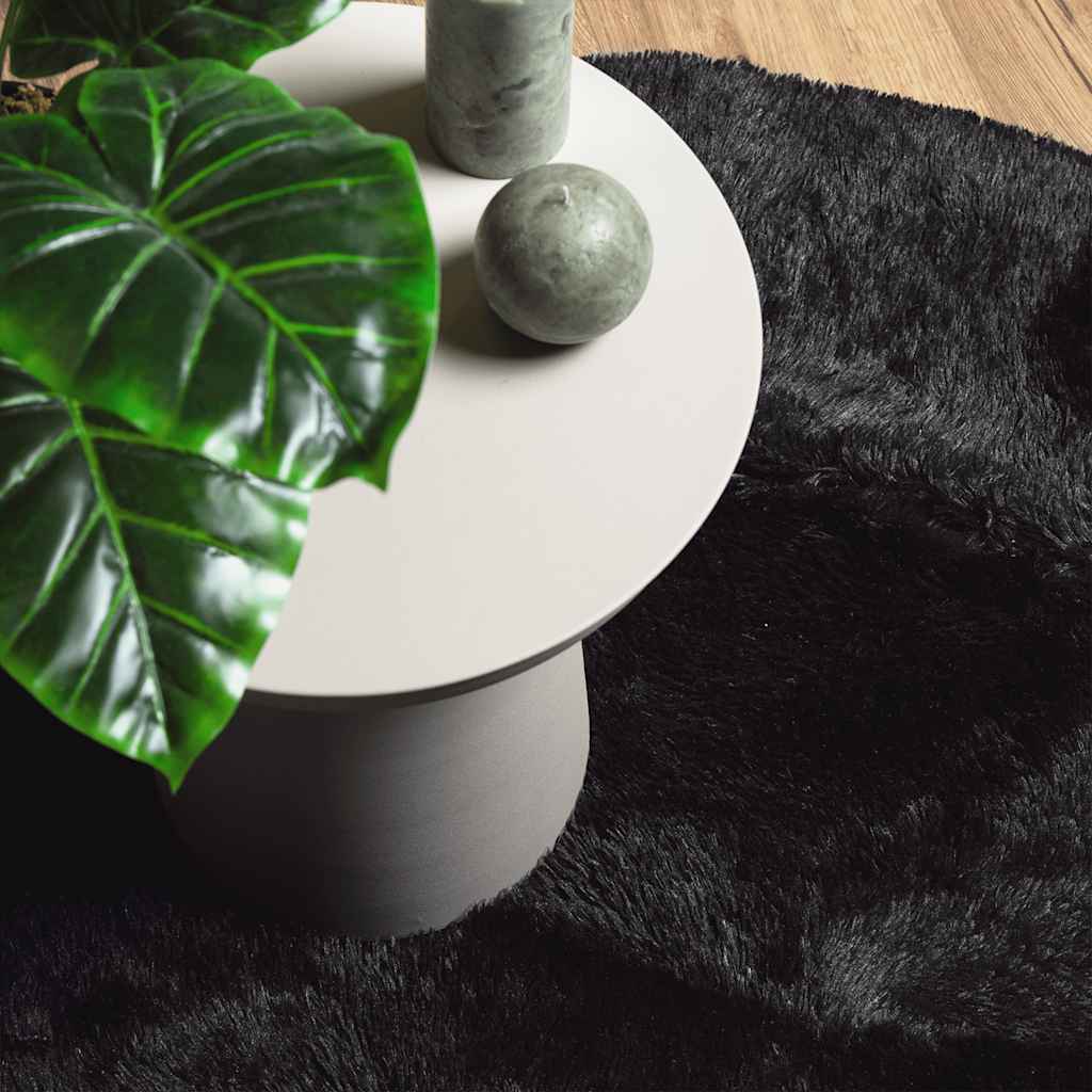 vidaXL Teppich Shaggy Hochflor NAVARRA Schwarz 300x200 cm Polyester