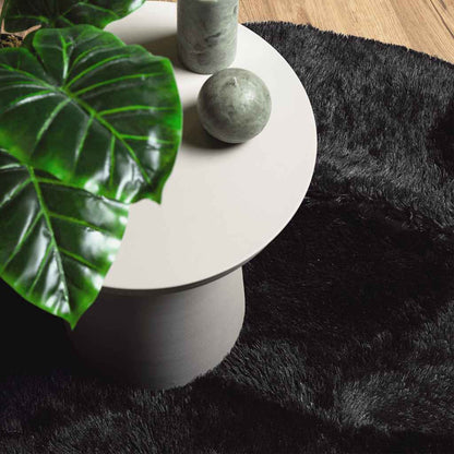 vidaXL Teppich Shaggy Hochflor NAVARRA Schwarz 300x200 cm Polyester