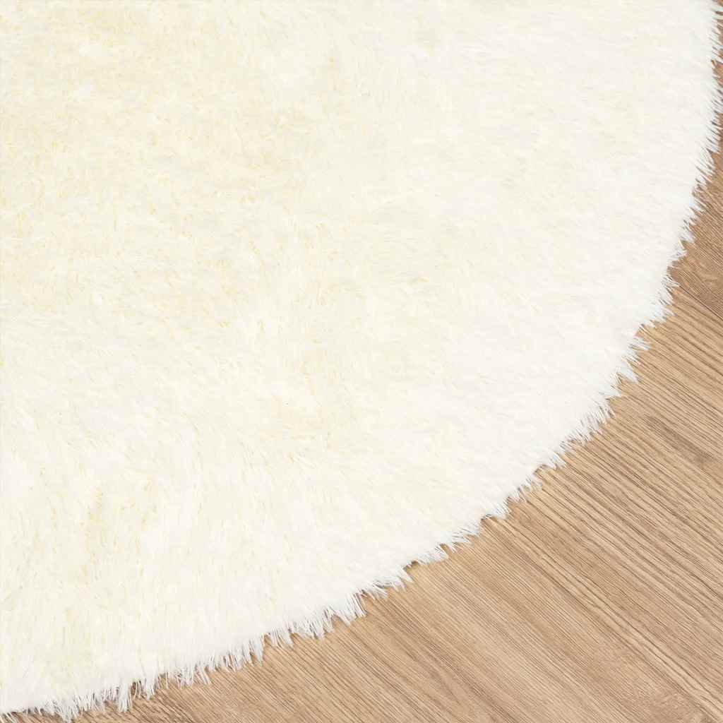 vidaXL Tapis à poils longs Shaggy NAVARRA Crème 300x200 cm Polyester