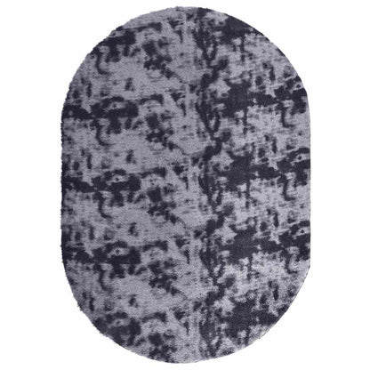 vidaXL Teppich Shaggy Hochflor NAVARRA Dunkelgrau 300x200 cm Polyester