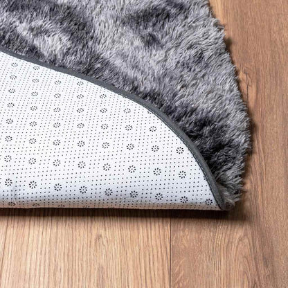 vidaXL Teppich Shaggy Hochflor NAVARRA Dunkelgrau 300x200 cm Polyester