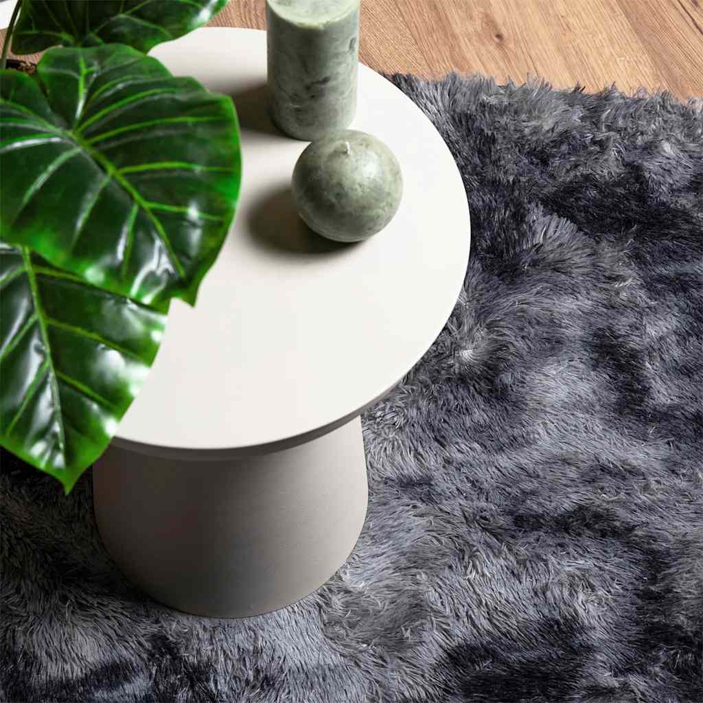 vidaXL Teppich Shaggy Hochflor NAVARRA Dunkelgrau 300x200 cm Polyester
