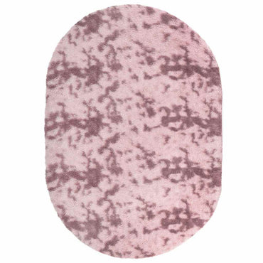 vidaXL Tapis à poils longs Shaggy NAVARRA vieux rose 300x200 cm Polyester