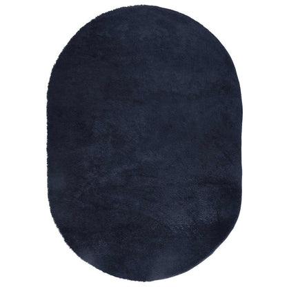 vidaXL Teppich Shaggy Hochflor NAVARRA Marineblau 300x200 cm Polyester