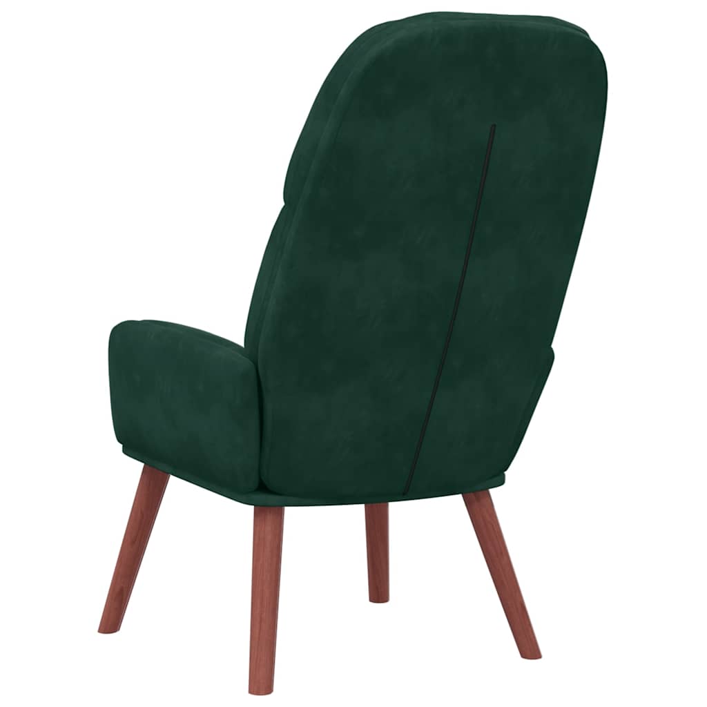 Relaxsessel Dunkelgrün Samt