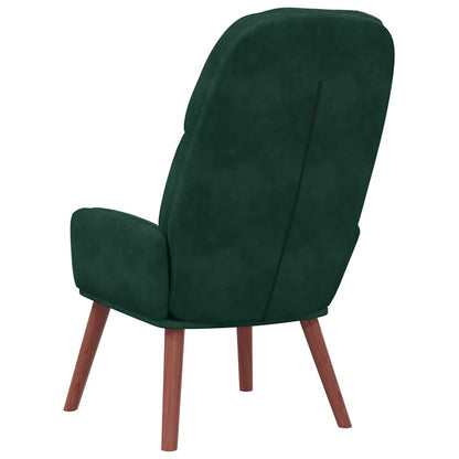 Relaxsessel Dunkelgrün Samt