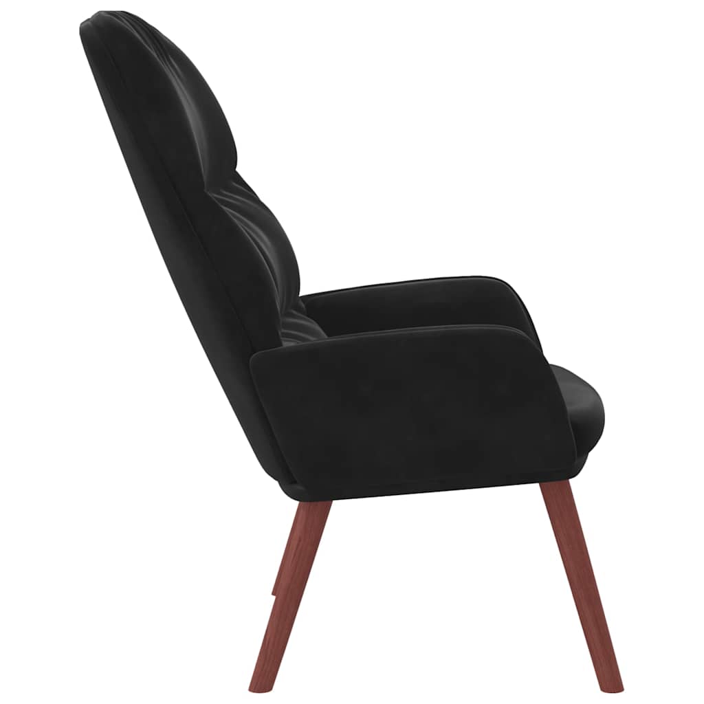 vidaXL Relaxsessel Schwarz Samt