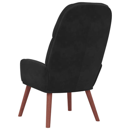vidaXL Relaxsessel Schwarz Samt