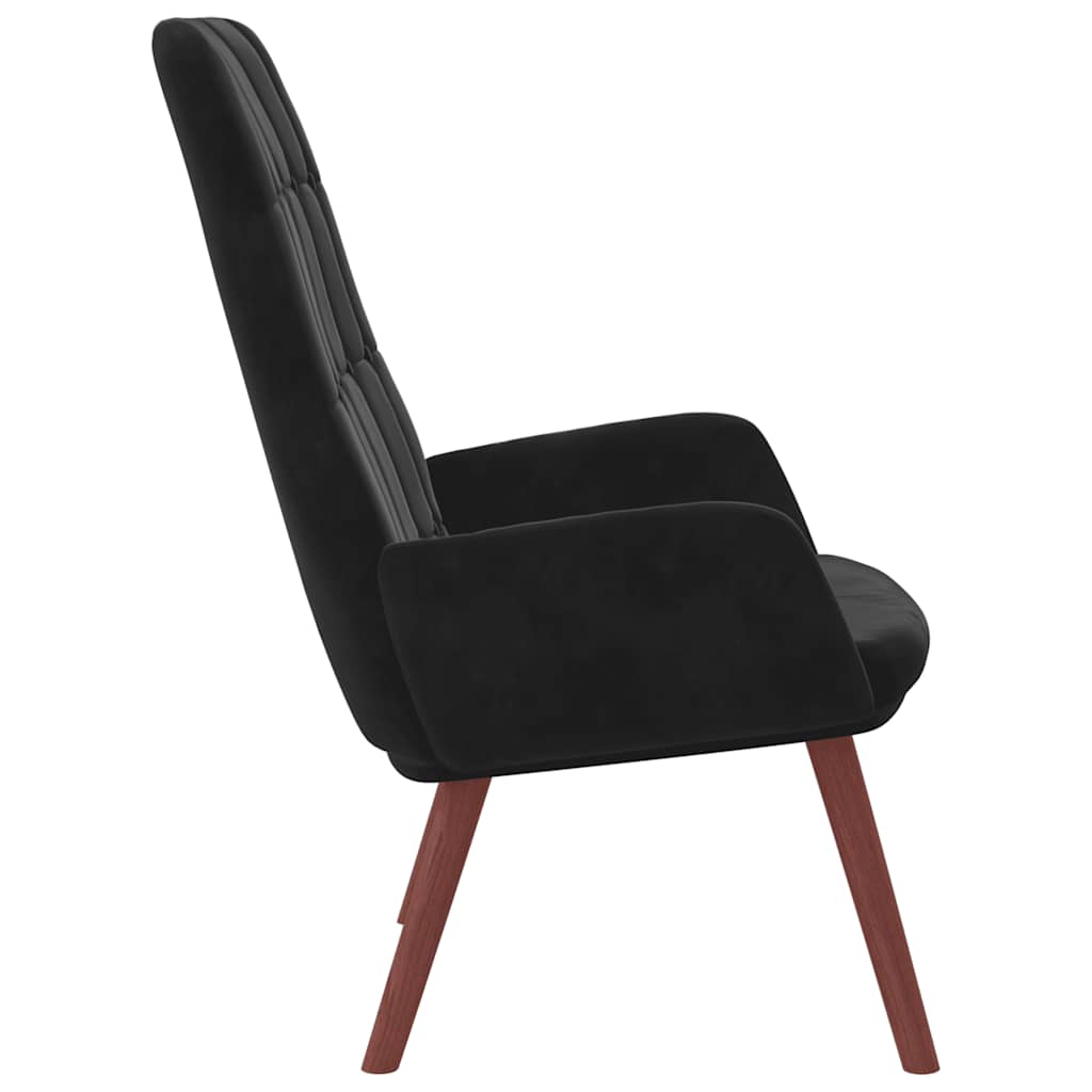 vidaXL Relaxsessel Schwarz Samt