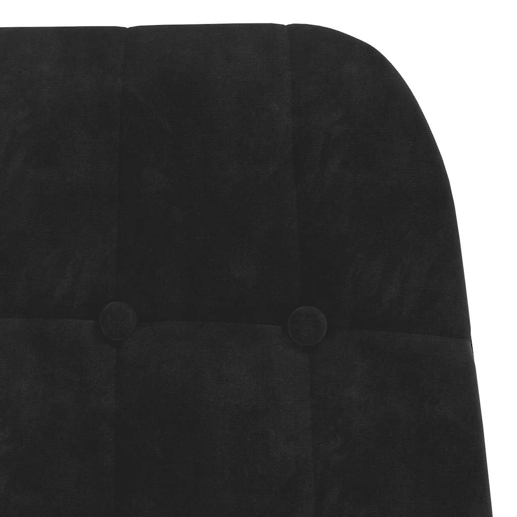 vidaXL Relaxsessel Schwarz Samt