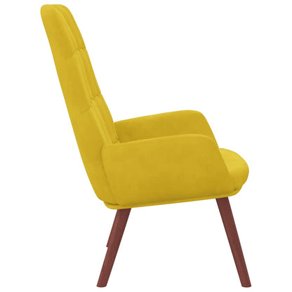 vidaXL Relaxsessel Gelber Samt