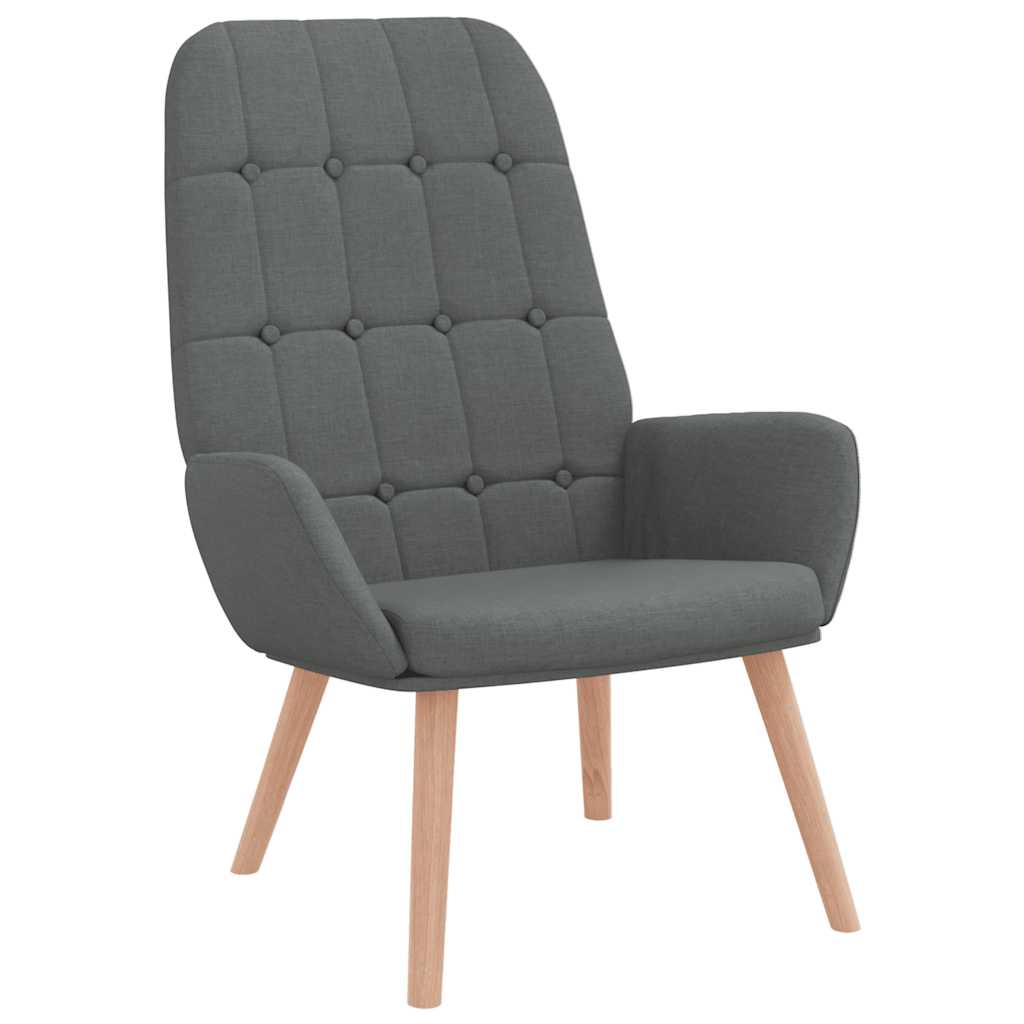 vidaXL Relaxsessel Dunkelgrau Stoff