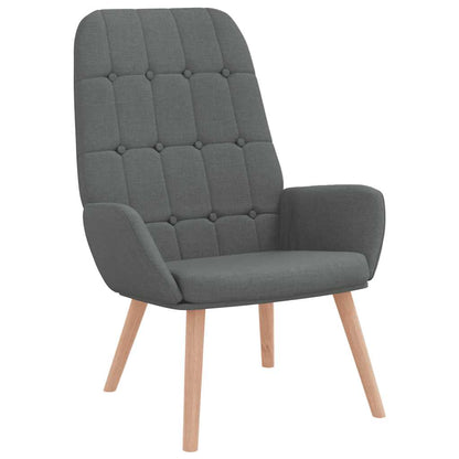 vidaXL Relaxsessel Dunkelgrau Stoff