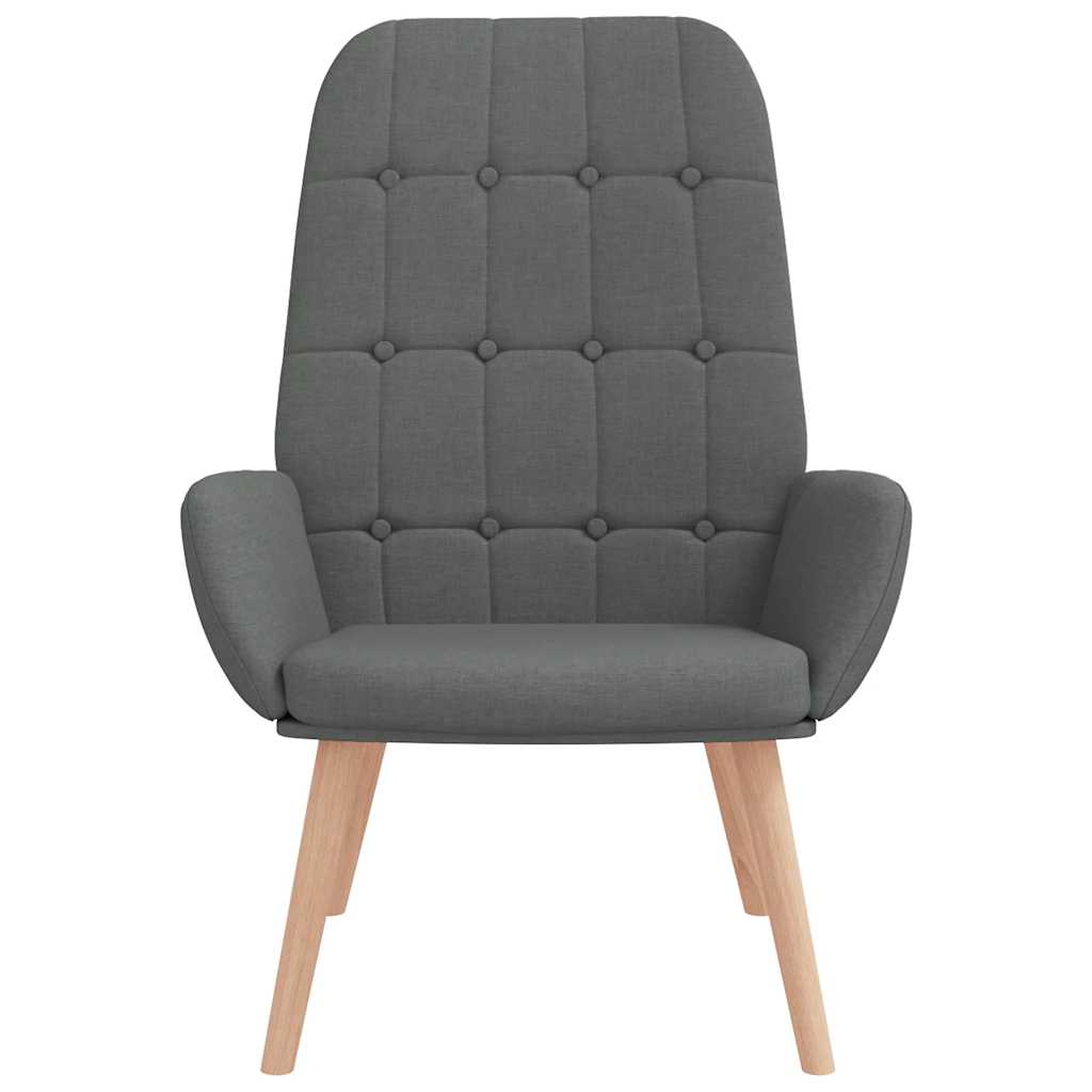 vidaXL Relaxsessel Dunkelgrau Stoff